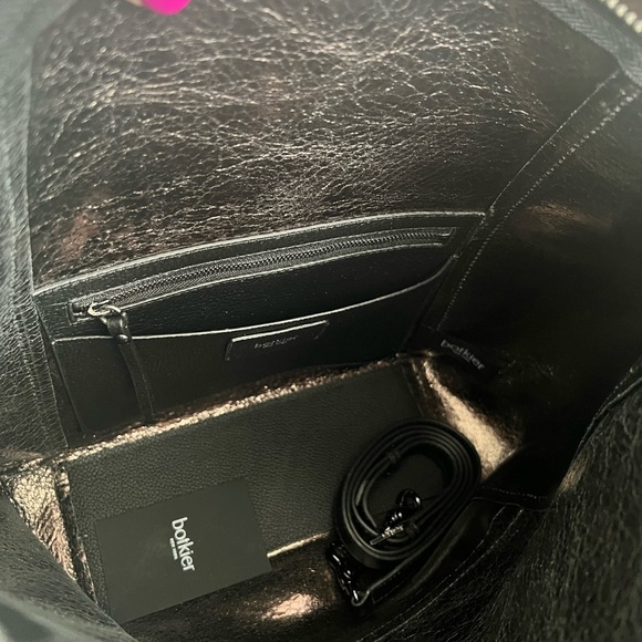 NWT Botkier Woman's Soho Medium Leather Hobo Bag Military Green Snake - Picture 5 of 9